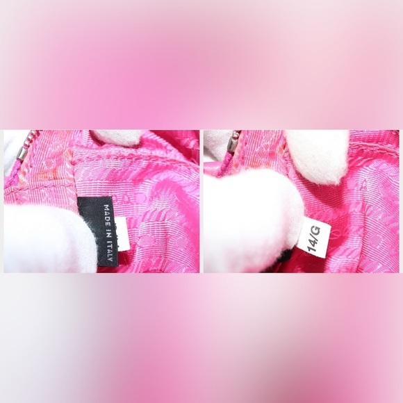 Prada Pink and Silver Crossbody Bag And Pouch - Picture 16 of 16